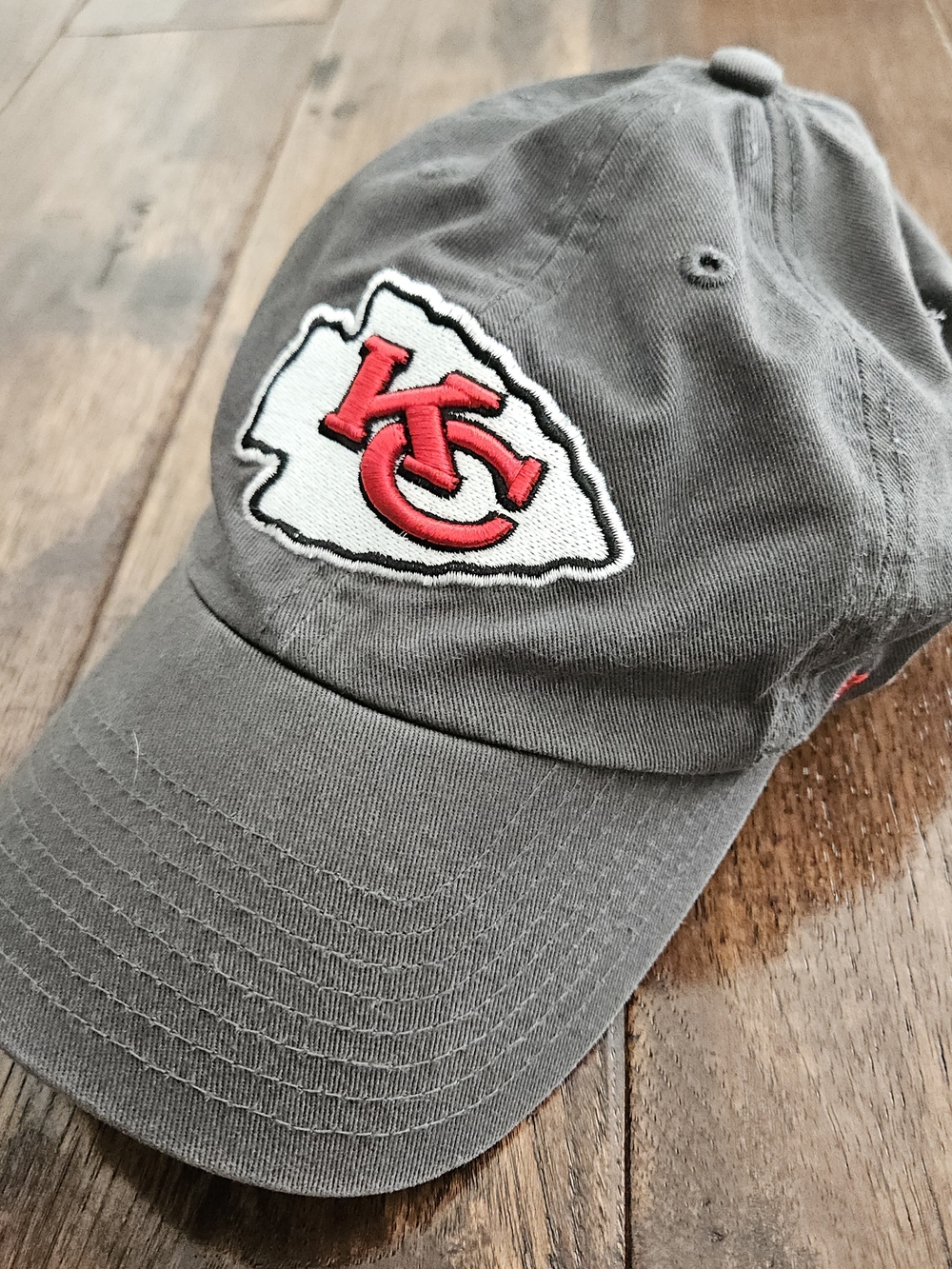 Kansas City Chiefs Gray Clean Up Hat